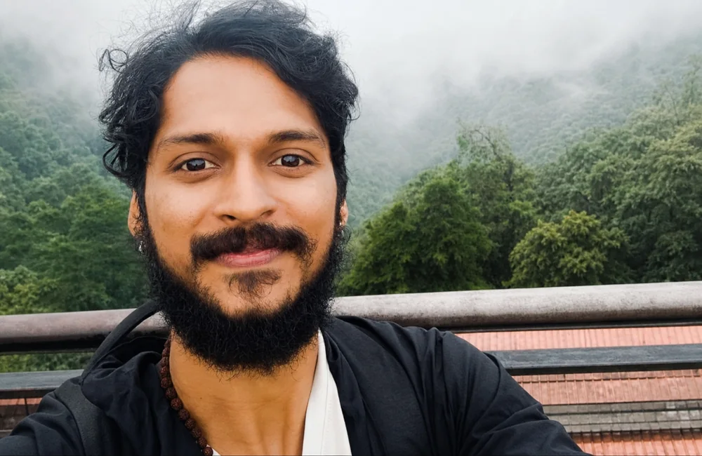 Portrait de Kannan Ji, professeur d'anatomie et de physiologie du Tamil Nadu